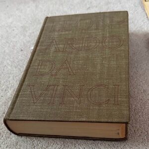 Vintage Olive Green Linen Hardcover Coffee Table Book